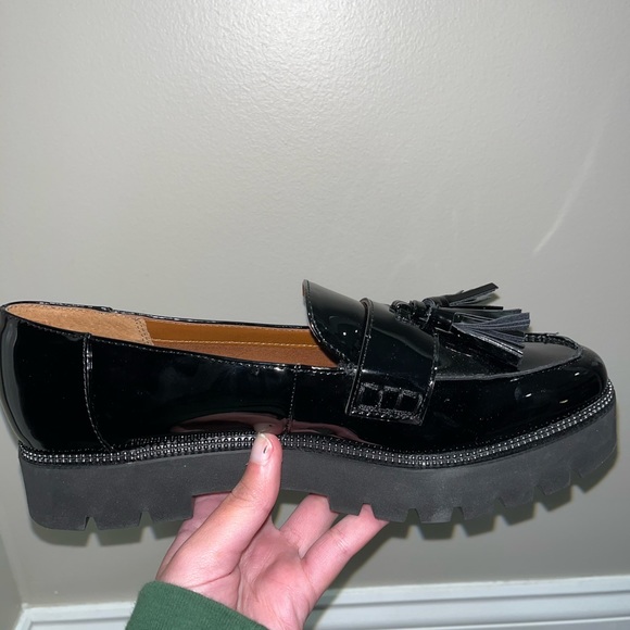 Franco Sarto Platform Loafers (Black) - Picture 5 of 5